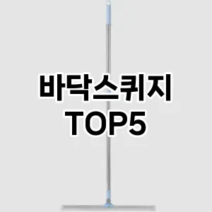 [리뷰리뷰] 바닥스퀴지 추천 순위 TOP5 구매가이드