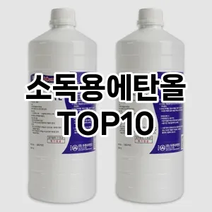 소독용에탄올 추천 순위 TOP10 구매 가이드 12월 5주차