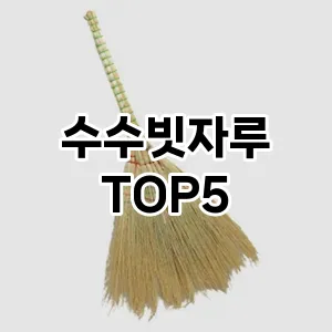 [강력추천] 수수빗자루 추천 순위 TOP5 구매가이드