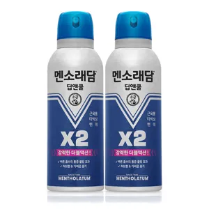 멘소래담 딥앤쿨 에어로솔 스프레이파스 150ml, 1개입, 2개