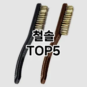 [리뷰리뷰] 철솔 추천 순위 TOP5 구매가이드