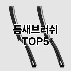 [눌러봐요] 틈새브러쉬 추천 순위 TOP5 구매가이드